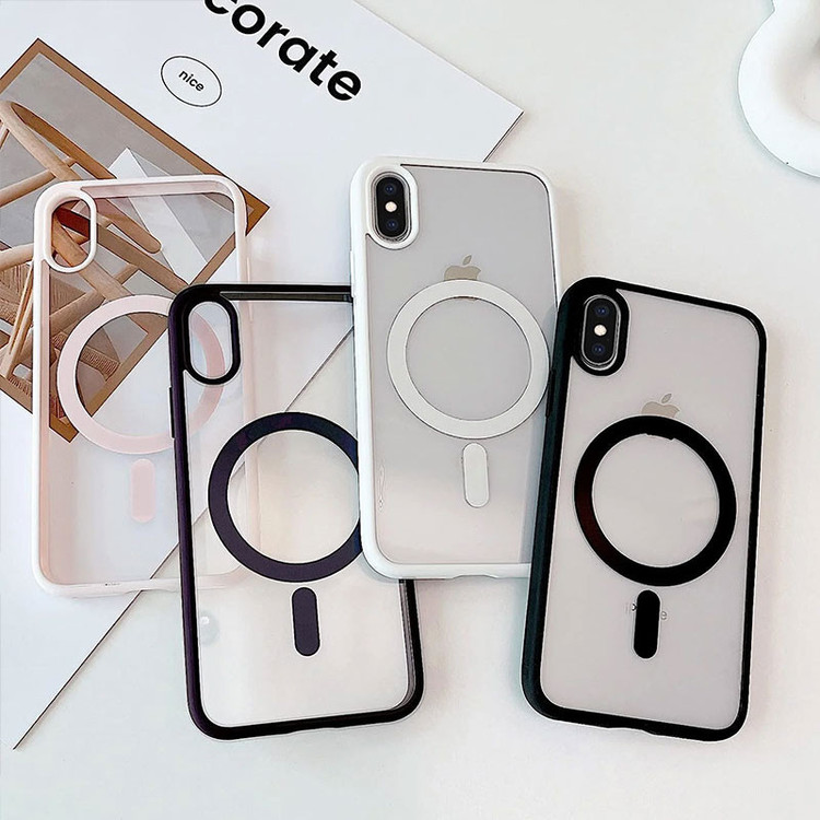 کاور مسیر مدل Silicone Magnetic Magsafe مناسب برای گوشی موبایل اپل iPhone x \ xs
