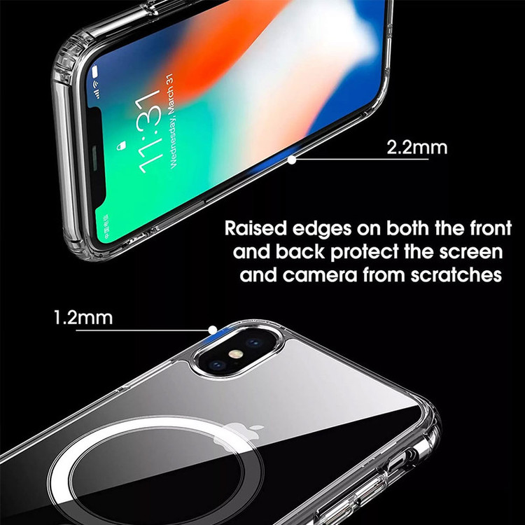 کاور مسیر مدل Silicone Magnetic Magsafe مناسب برای گوشی موبایل اپل iPhone x \ xs