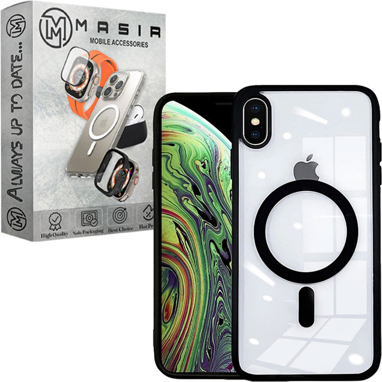 کاور مسیر مدل Silicone Magnetic Magsafe مناسب برای گوشی موبایل اپل iPhone x \ xs