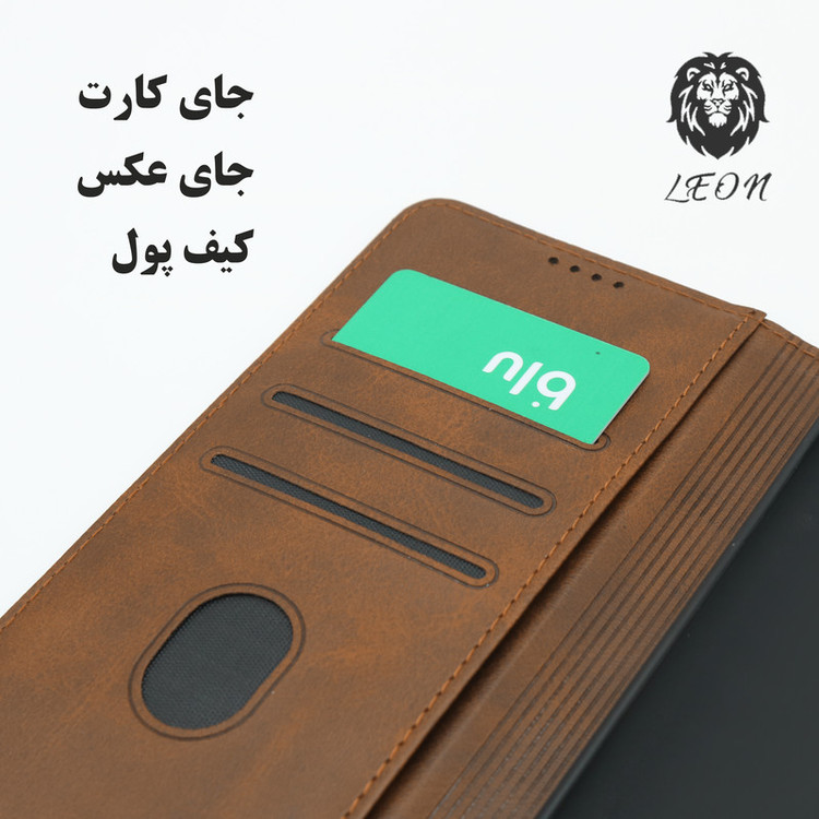کیف کلاسوری لئون مدل Bersa مناسب برای گوشی موبایل سامسونگ Galaxy A54