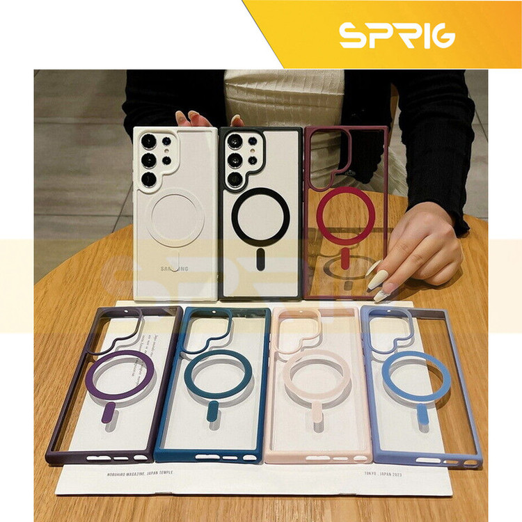کاور اسپریگ مدل Bumper Magsafe مناسب برای گوشی موبایل سامسونگ Galaxy S24 Ultra