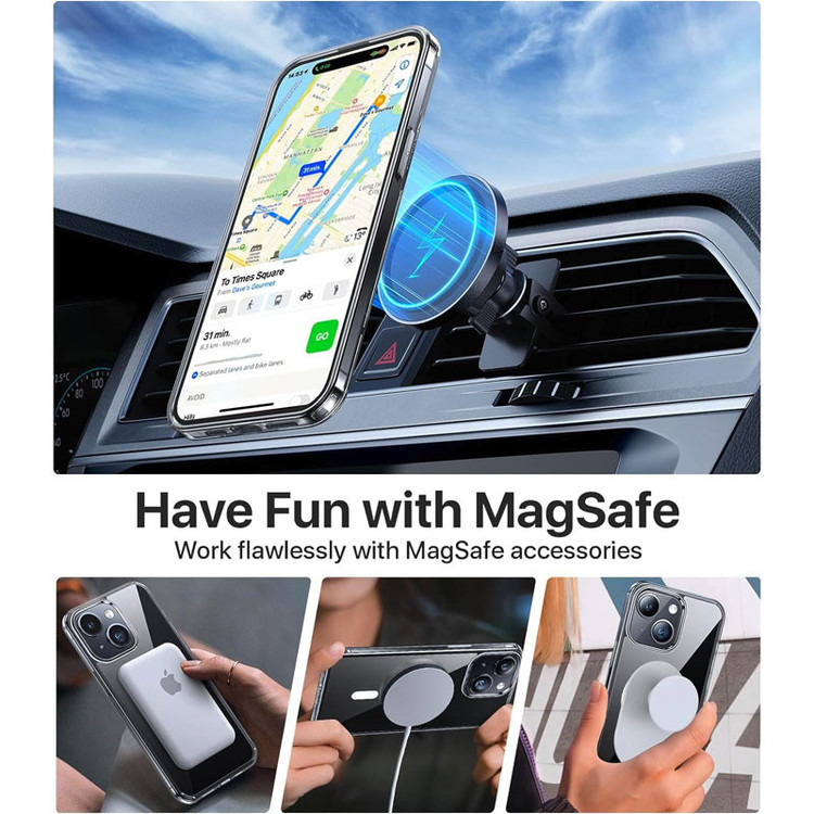 کاور مسیر مدل Magnetic Magsafe SHproof مناسب برای گوشی موبایل اپل Iphone 14 Pro Max