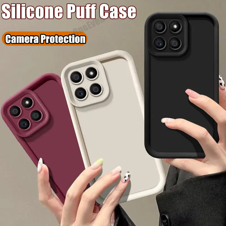 کاور موکولو مدل Silicone Puffer Strap مناسب برای گوشی موبایل شیائومی آنر X5B / X5B Plus به همراه بند آویز