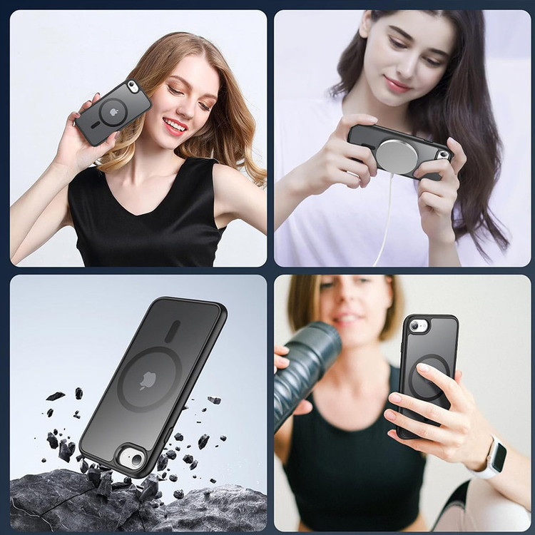 کاور والکری مدل Silicone Magnetic Magsafe مناسب برای گوشی موبایل اپل iPhone SE 2020 \ SE 2022