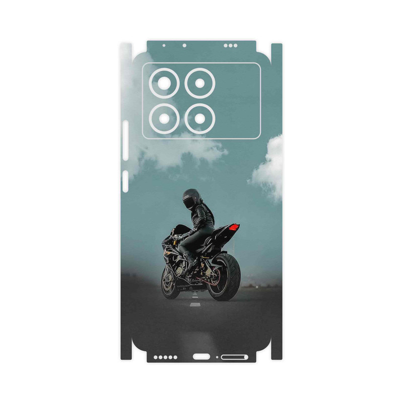 برچسب پوششی ماهوت مدل Motorcycling-FullSkin مناسب برای گوشی موبایل شیائومی Poco X6 Pro