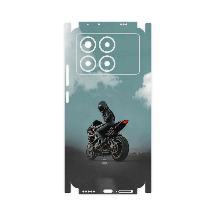 برچسب پوششی ماهوت مدل Motorcycling-FullSkin مناسب برای گوشی موبایل شیائومی Poco X6 Pro