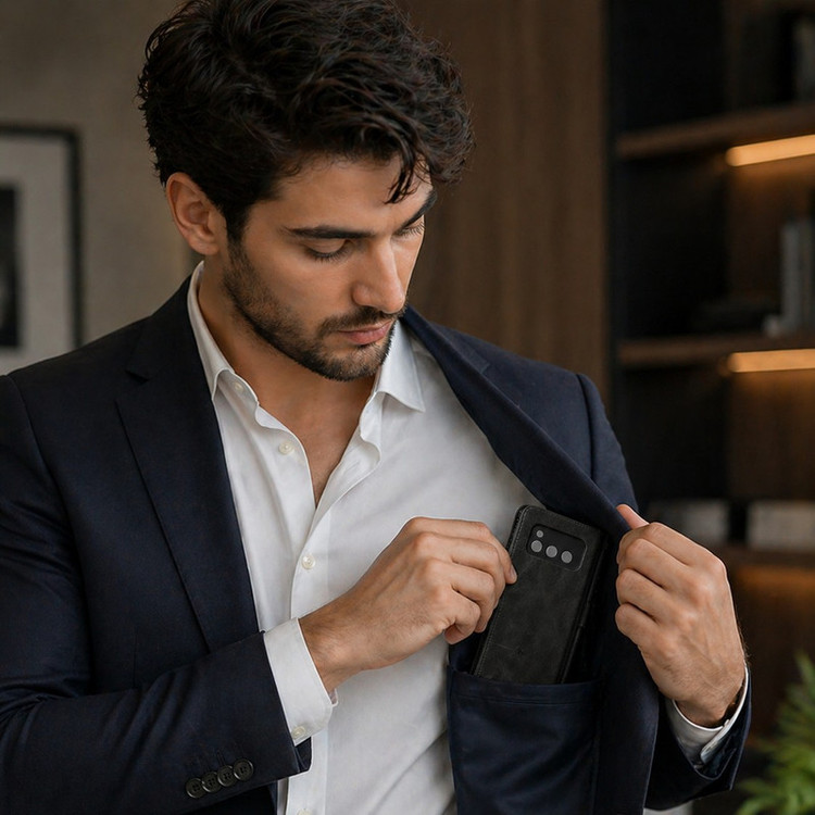 کیف کلاسوری گاردتک اساک مدل Prime مناسب برای گوشی موبایل ریلمی 11 Pro Plus به همراه بندآویز