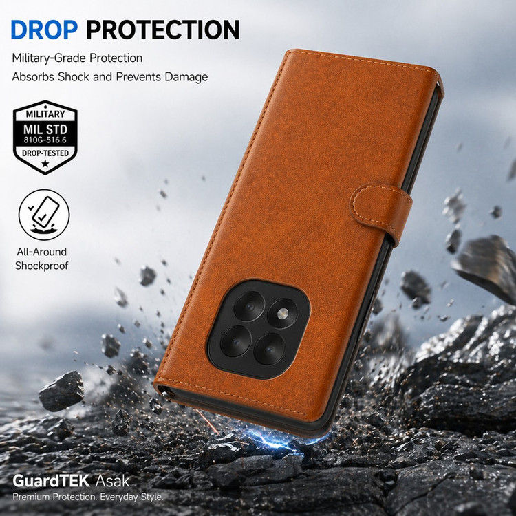 کیف کلاسوری گاردتک اساک مدل Prime مناسب برای گوشی موبایل شیائومی Redmi Note 11 و Redmi Note 11 S به همراه بندآویز