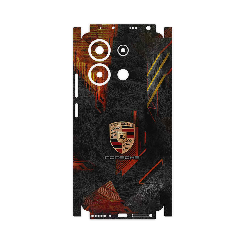 برچسب پوششی ماهوت مدل Porsche_Logo-FullSkin مناسب برای گوشی موبایل شیائومی Redmi Note 13 4G