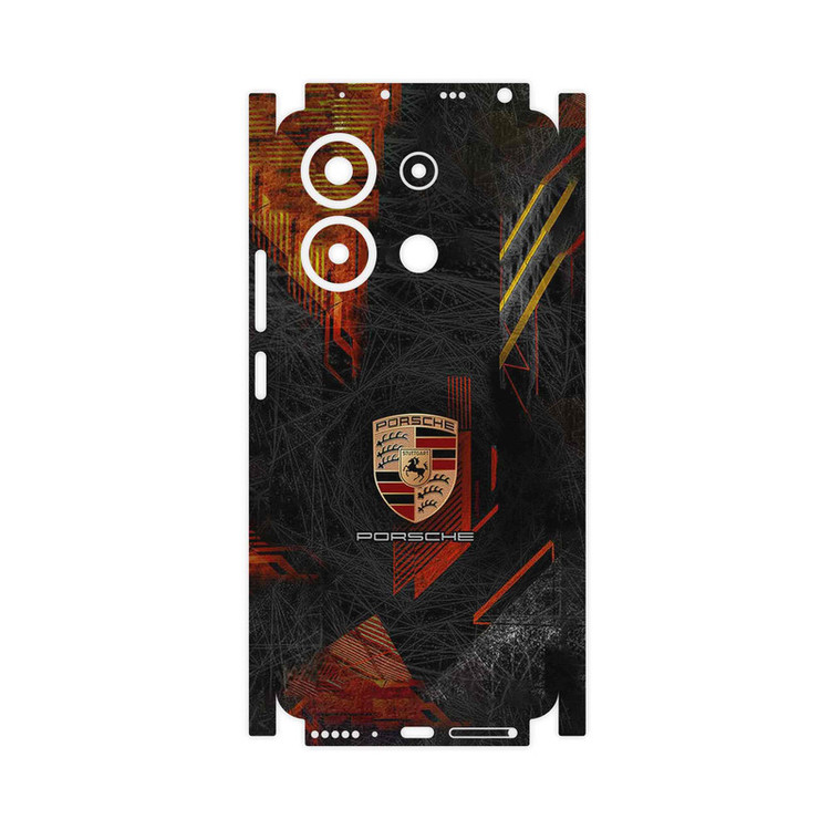 برچسب پوششی ماهوت مدل Porsche_Logo-FullSkin مناسب برای گوشی موبایل شیائومی Redmi Note 13 4G