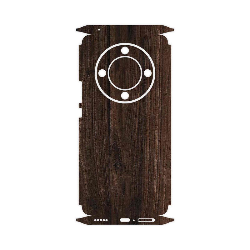 برچسب پوششی ماهوت مدل Dark_Walnut_Wood-FullSkin مناسب برای گوشی موبایل آنر X9b