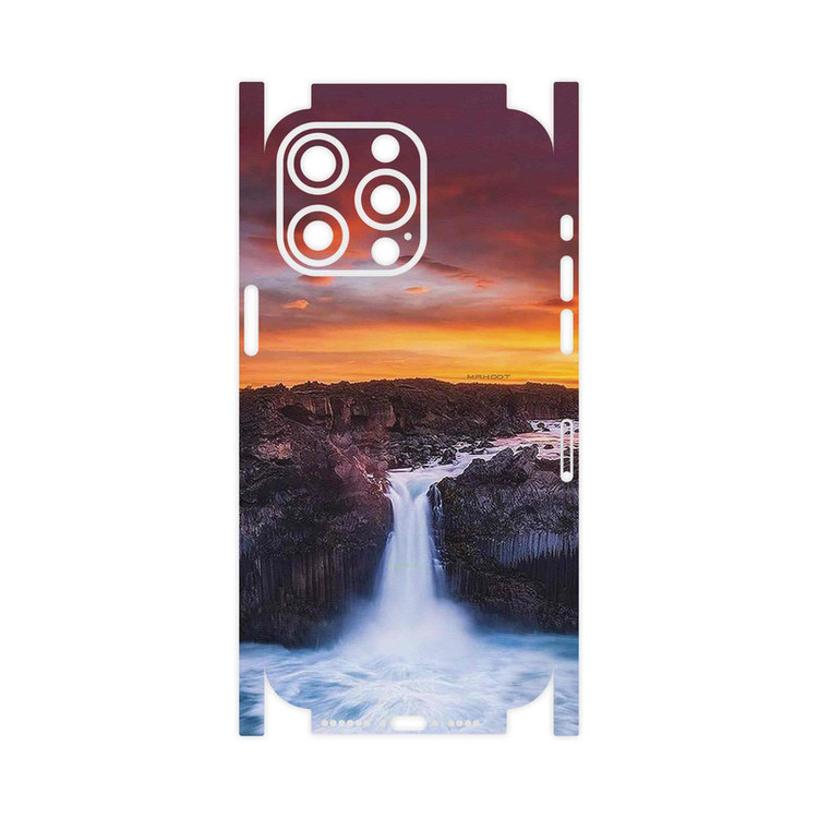 برچسب پوششی ماهوت مدل Waterfall-FullSkin مناسب برای گوشی موبایل اپل iPhone 15 Pro Max