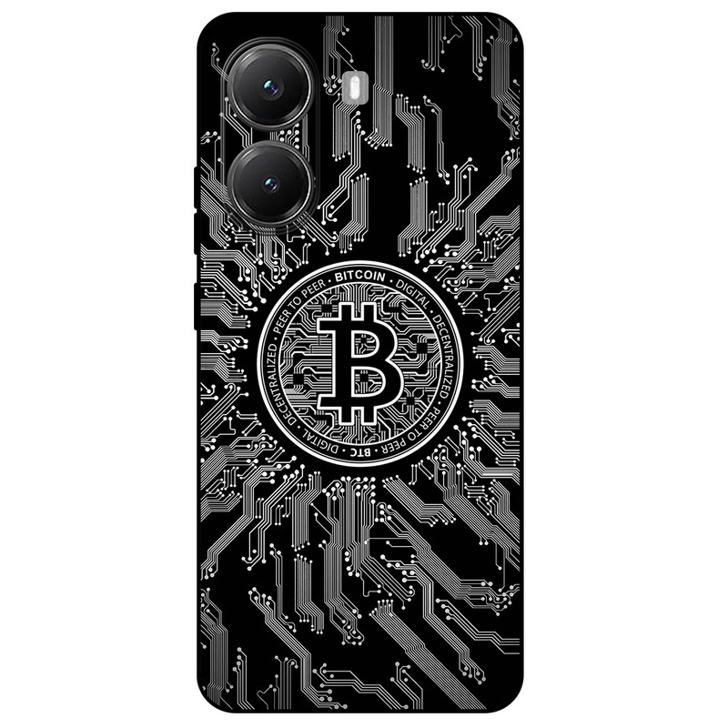 کاور مگافون طرح بیت کوین مدل 7737 مناسب برای گوشی موبایل شیائومی Poco X7 Pro