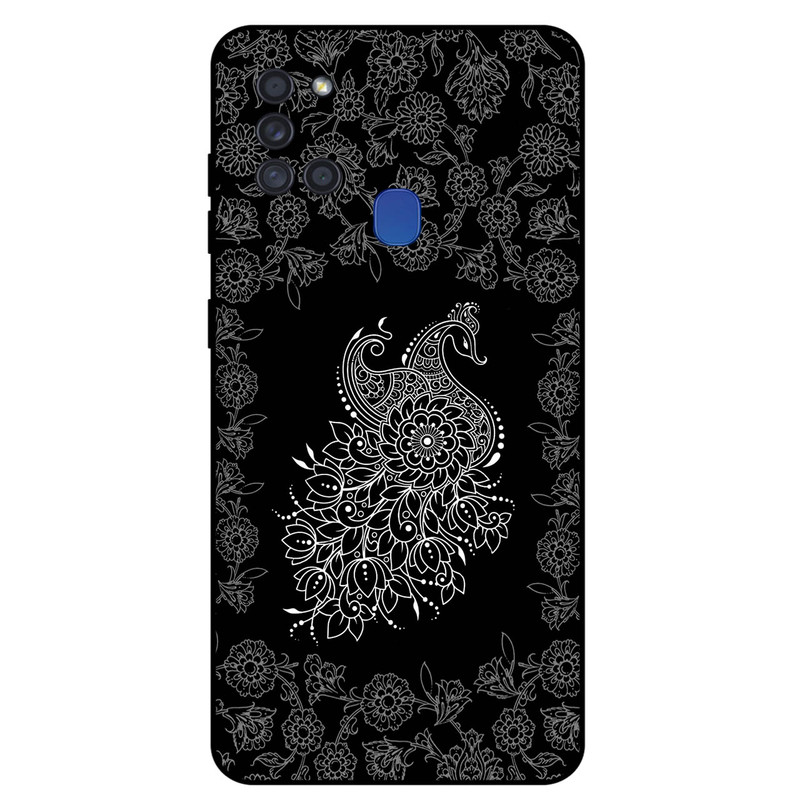 کاور مگافون طرح ققنوس مدل 7425 مناسب برای گوشی موبایل سامسونگ Galaxy A21 S