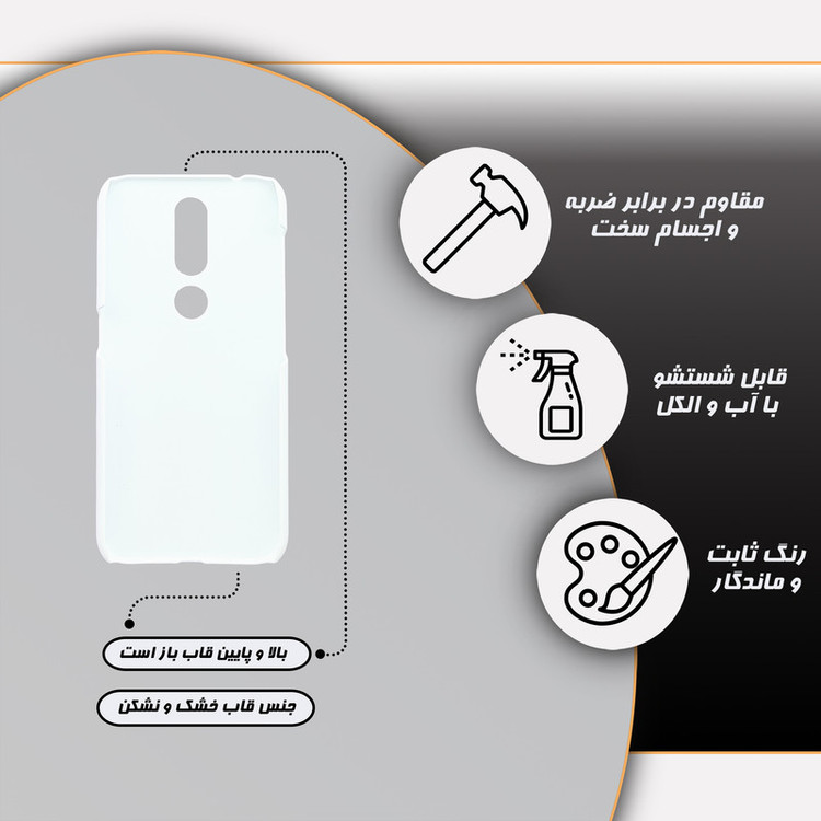 کاور قاب گارد مدل فانتزی مناسب برای گوشی موبایل نوکیا 4.2