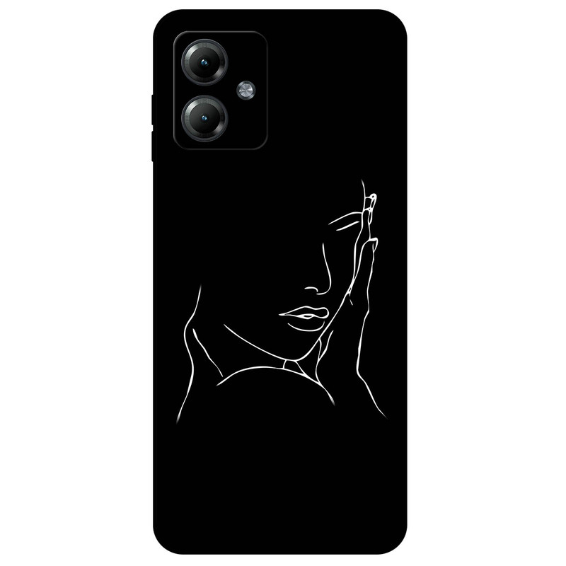 کاور مگافون طرح دخترانه مدل 8153 مناسب برای گوشی موبایل موتورولا Moto G14