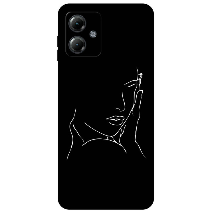 کاور مگافون طرح دخترانه مدل 8153 مناسب برای گوشی موبایل موتورولا Moto G14