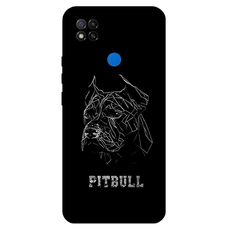 کاور مگافون طرح پیتبول مدل 1883 مناسب برای گوشی موبایل شیائومی Redmi 9 Active