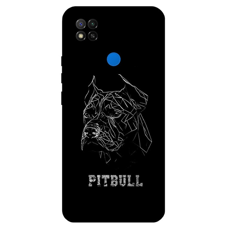 کاور مگافون طرح پیتبول مدل 1883 مناسب برای گوشی موبایل شیائومی Redmi 9 Active
