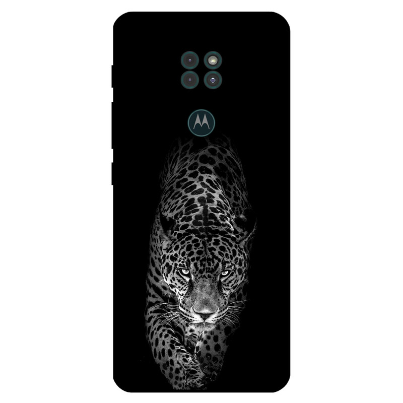 کاور مگافون طرح پلنگ مدل 1879 مناسب برای گوشی موبایل موتورولا Moto G9 / G9 Play