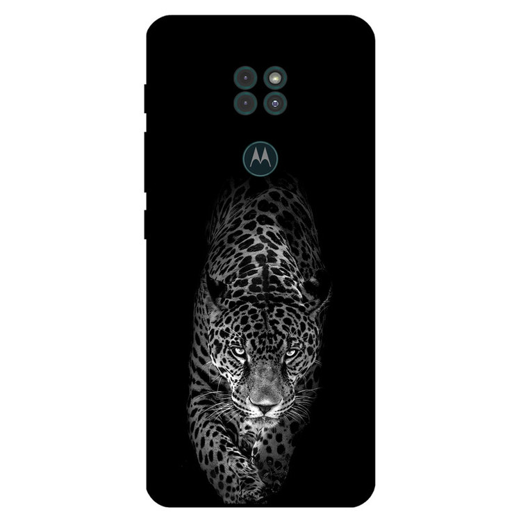 کاور مگافون طرح پلنگ مدل 1879 مناسب برای گوشی موبایل موتورولا Moto G9 / G9 Play