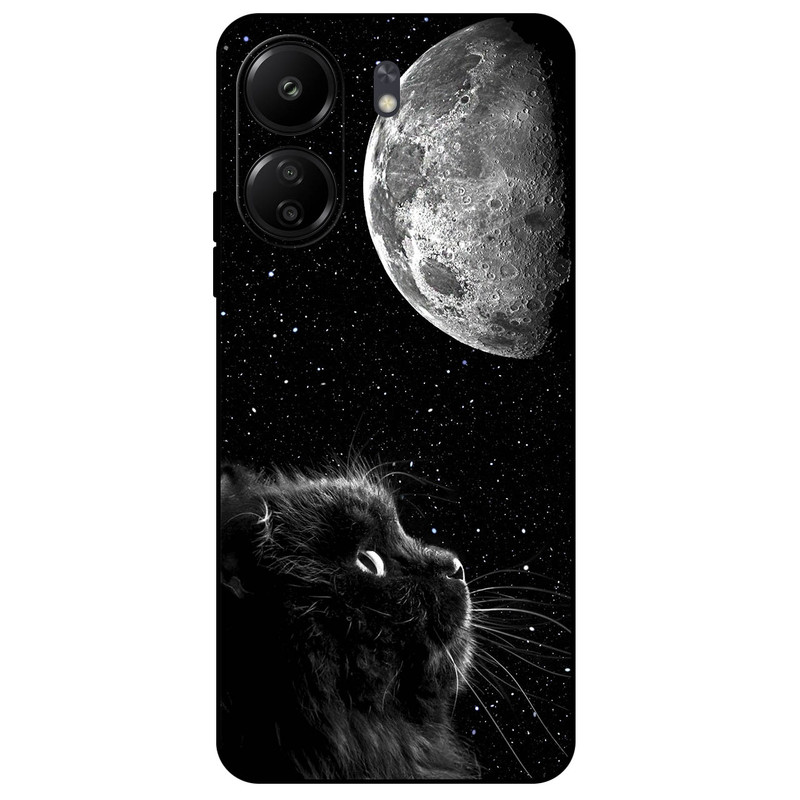 کاور مگافون طرح گربه مدل 1882 مناسب برای گوشی موبایل شیائومی Redmi 13C