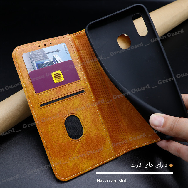 کیف کلاسوری گرین گارد طرح چرمی مدل Bitta مناسب برای گوشی موبایل سامسونگ Galaxy A55
