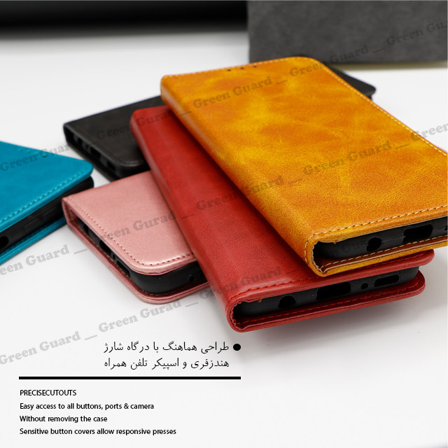 کیف کلاسوری گرین گارد طرح چرمی مدل Bitta مناسب برای گوشی موبایل سامسونگ Galaxy S23 FE