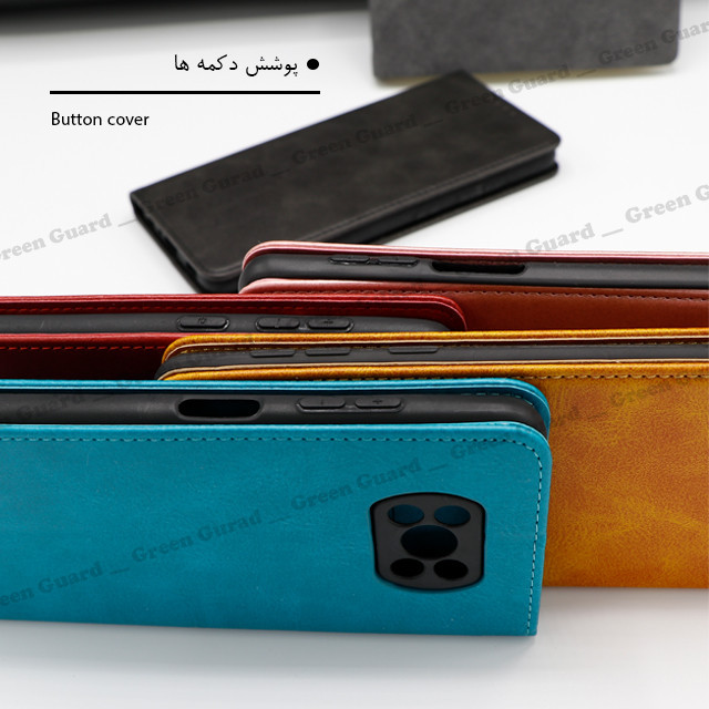 کیف کلاسوری گرین گارد طرح چرمی مدل Bitta مناسب برای گوشی موبایل سامسونگ Galaxy S23 FE
