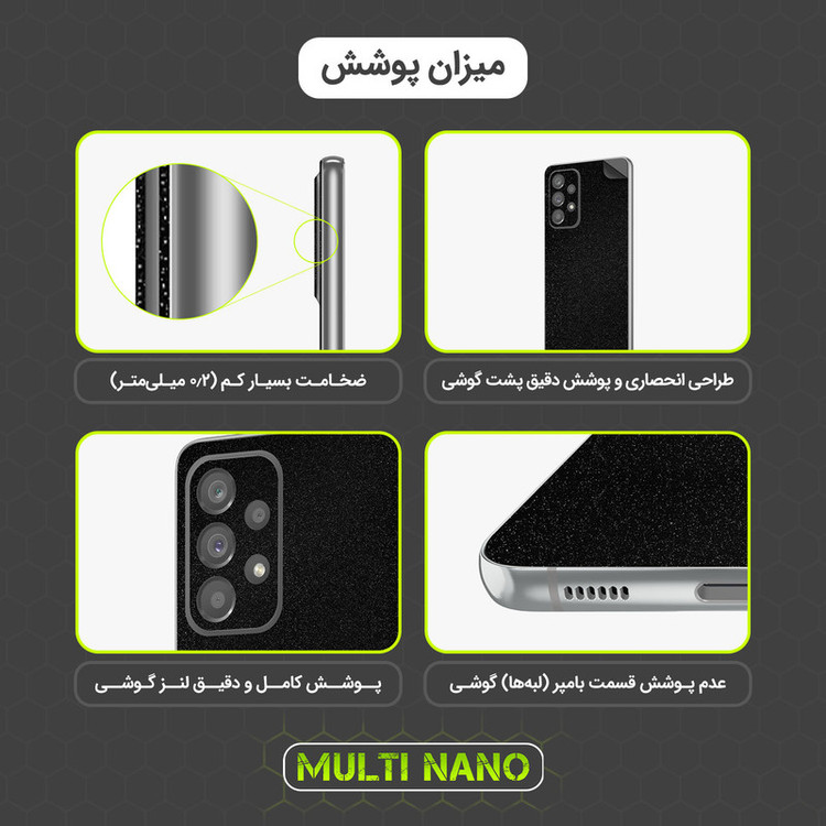 برچسب پوششی مولتی نانو مدل X-F1G مناسب برای گوشی موبایل آنر X9A
