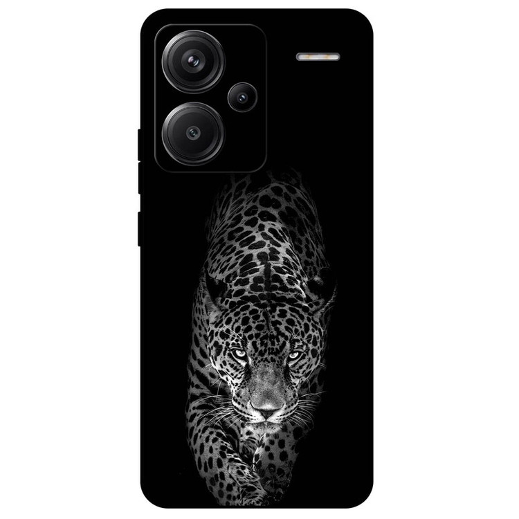 کاور مگافون طرح پلنگ مدل 1879 مناسب برای گوشی موبایل شیائومی Redmi Note 13 Pro Plus 5G