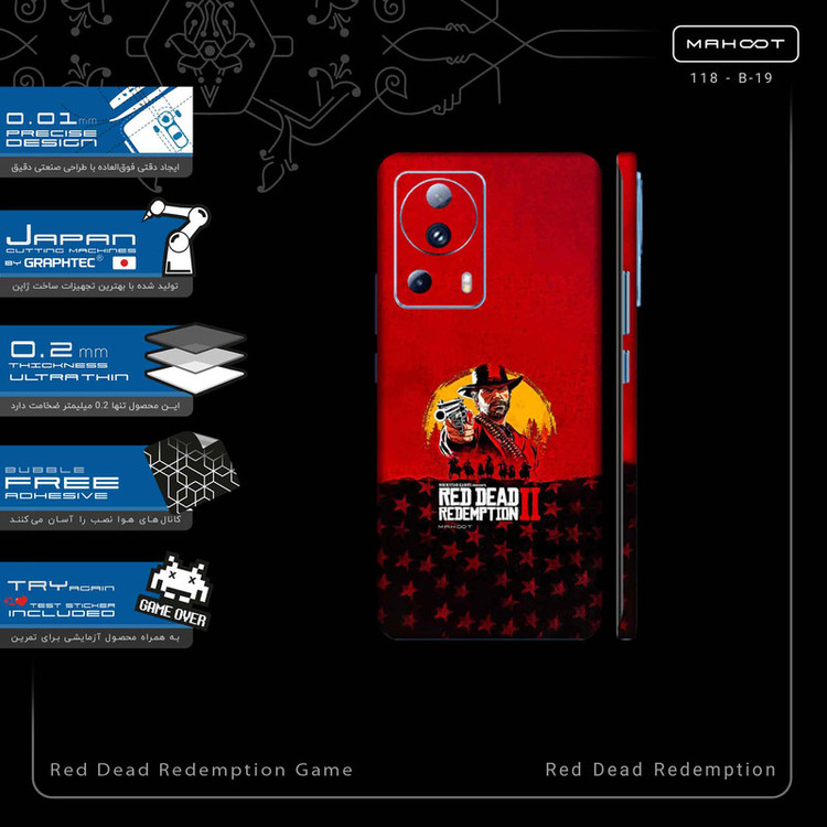 برچسب پوششی ماهوت مدل Red_Dead_Redemption_Game-FullSkin مناسب برای گوشی موبایل شیائومی 13 Lite