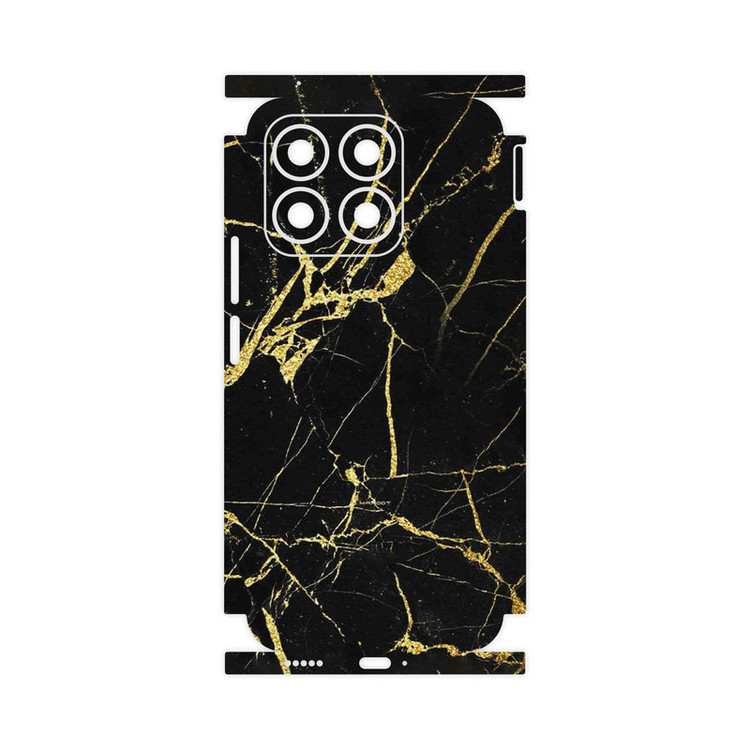 برچسب پوششی ماهوت مدل Graphite_Gold_Marble-FullSkin مناسب برای گوشی موبایل آنر X8b