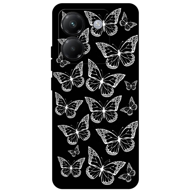 کاور مگافون طرح پروانه مدل 7244 مناسب برای گوشی موبایل شیائومی Poco M7 Pro 5G