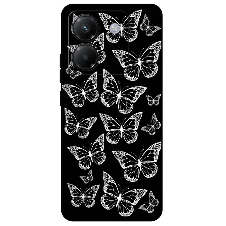 کاور مگافون طرح پروانه مدل 7244 مناسب برای گوشی موبایل شیائومی Poco M7 Pro 5G