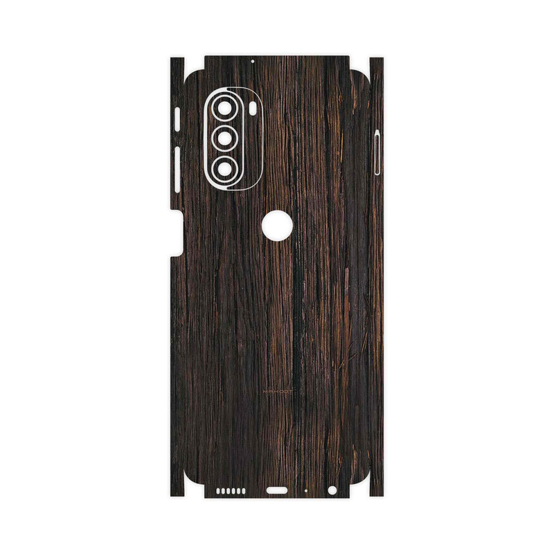 برچسب پوششی ماهوت مدل Burned_Wood-FullSkin مناسب برای گوشی موبایل موتورولا Moto G51 5G