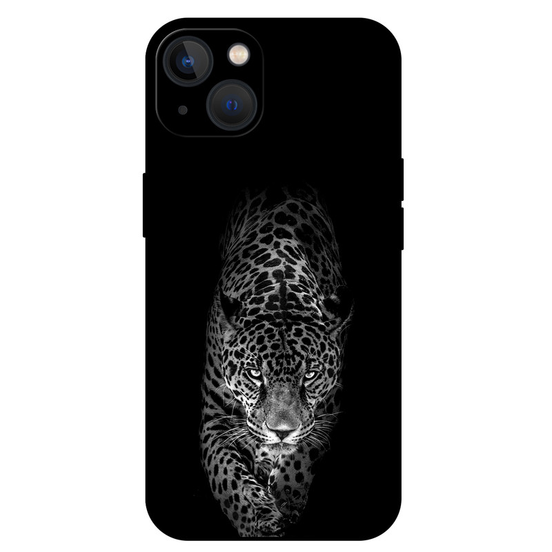 کاور مگافون طرح پلنگ مدل 1879 مناسب برای گوشی موبایل اپل Iphone 14 Plus