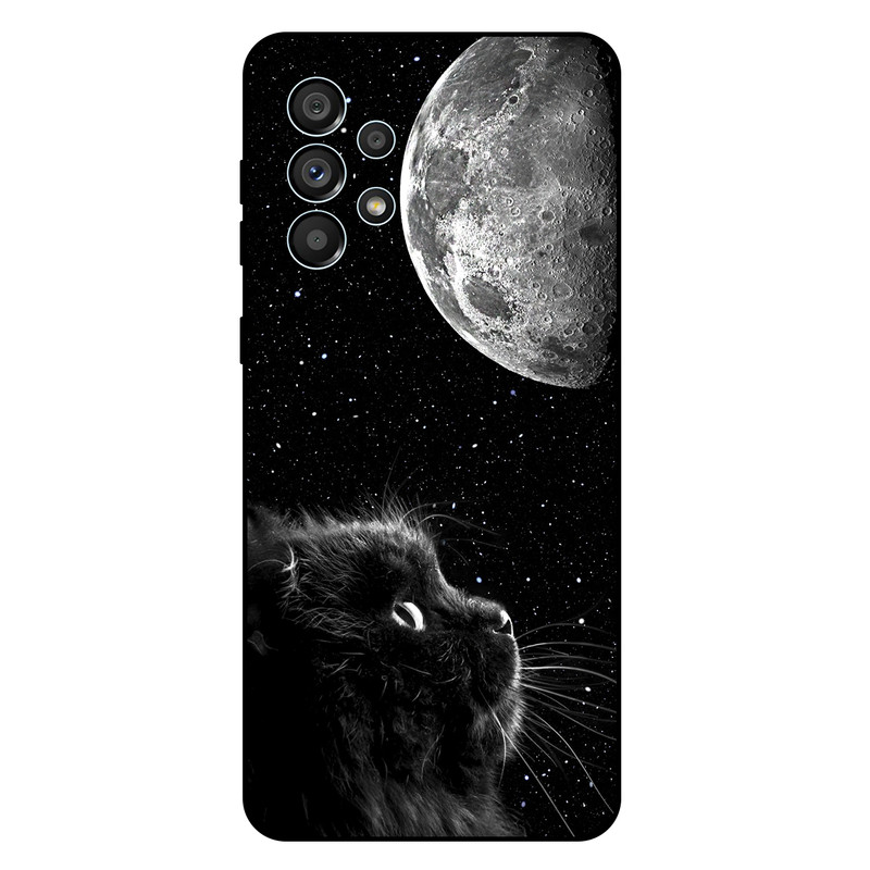 کاور مگافون طرح گربه مدل 1882 مناسب برای گوشی موبایل سامسونگ Galaxy A33 5G