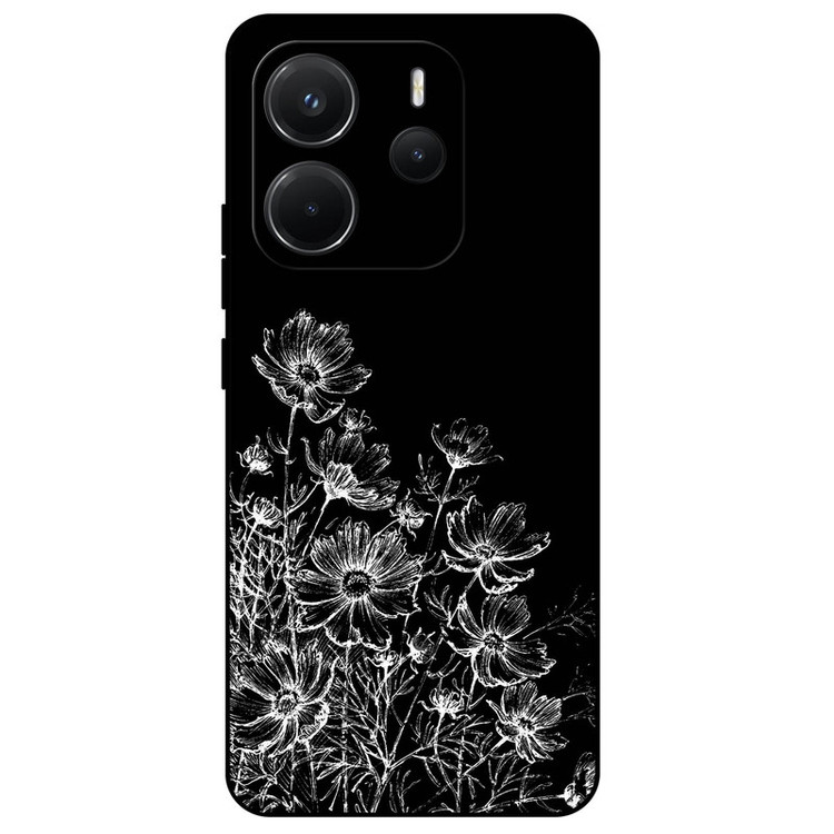کاور مگافون طرح گل مدل 7274 مناسب برای گوشی موبایل شیائومی Redmi Note 14 4G