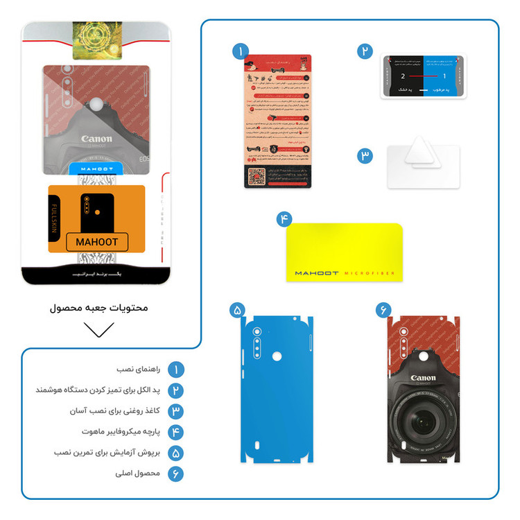 برچسب پوششی ماهوت مدل Cnn-FullSkin مناسب برای گوشی موبایل موتورولا Moto G8 Power Lite
