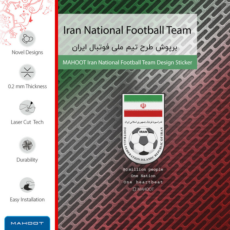 برچسب پوششی ماهوت مدل Iran-National-Football-Team-FullSkin مناسب برای گوشی موبایل هوآوی Y7P