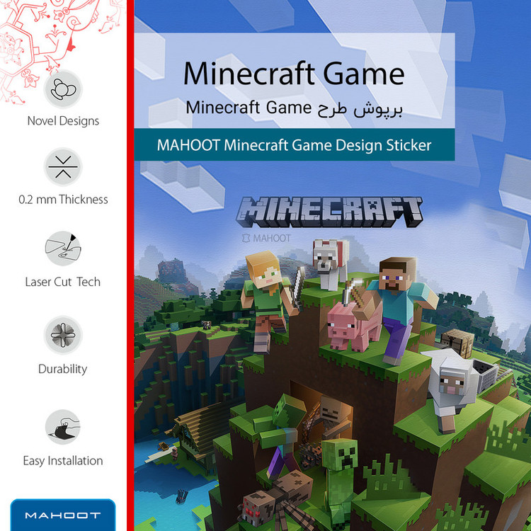 برچسب پوششی ماهوت مدل Minecraft-Game-FullSkin مناسب برای گوشی موبایل هوآوی Y6 Prime 2019