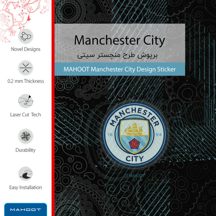 برچسب پوششی ماهوت مدل Manchester-City-FullSkin مناسب برای گوشی موبایل شیائومی MI 9