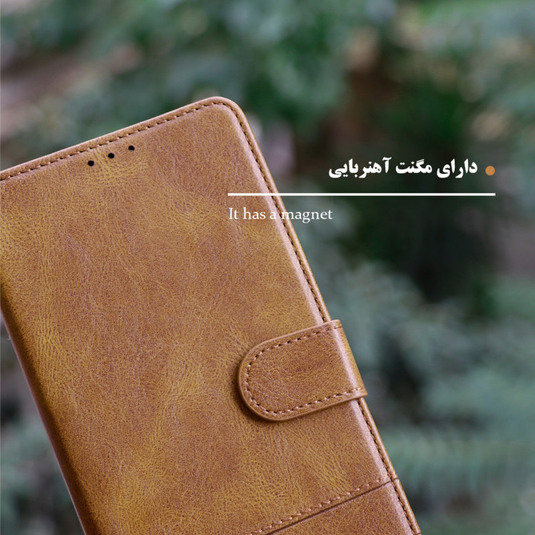 کیف کلاسوری گرین گارد مدل GGFox مناسب برای گوشی موبایل سامسونگ Galaxy J7 Pro به همراه بندآویز