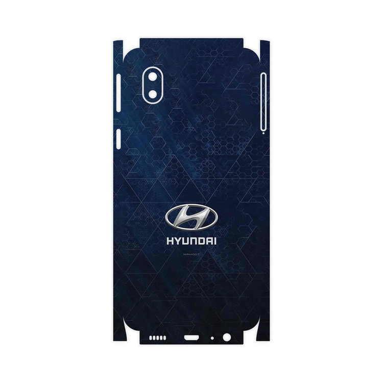 برچسب پوششی ماهوت مدل Hyundai_Logo-FullSkin مناسب برای گوشی موبایل سامسونگ Galaxy A01 Core