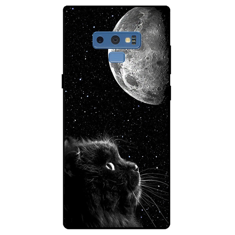 کاور مگافون طرح گربه مدل 1882 مناسب برای گوشی موبایل سامسونگ Galaxy Note 9