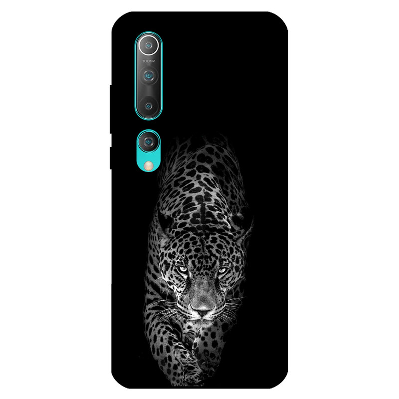 کاور مگافون طرح پلنگ مدل 1879 مناسب برای گوشی موبایل شیائومی Mi 10 5G / Mi 10 Pro 5G