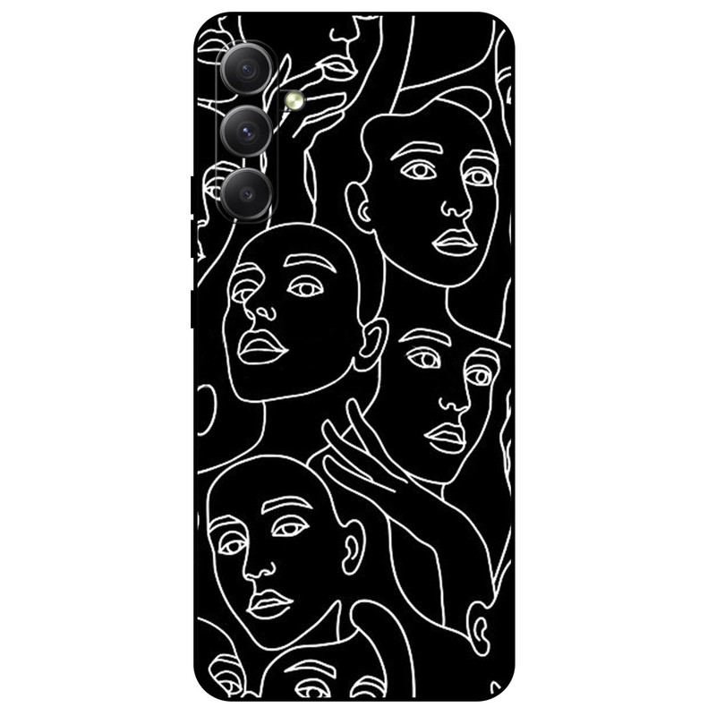 کاور مگافون طرح دخترانه مدل 7762 مناسب برای گوشی موبایل سامسونگ Galaxy A54