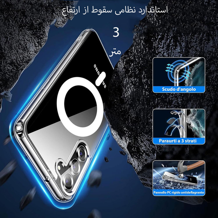 کاور بادی قاب مدل Magsafe-A54 طرح مگ سیف مناسب برای گوشی موبایل سامسونگ Galaxy A54 5G / A54