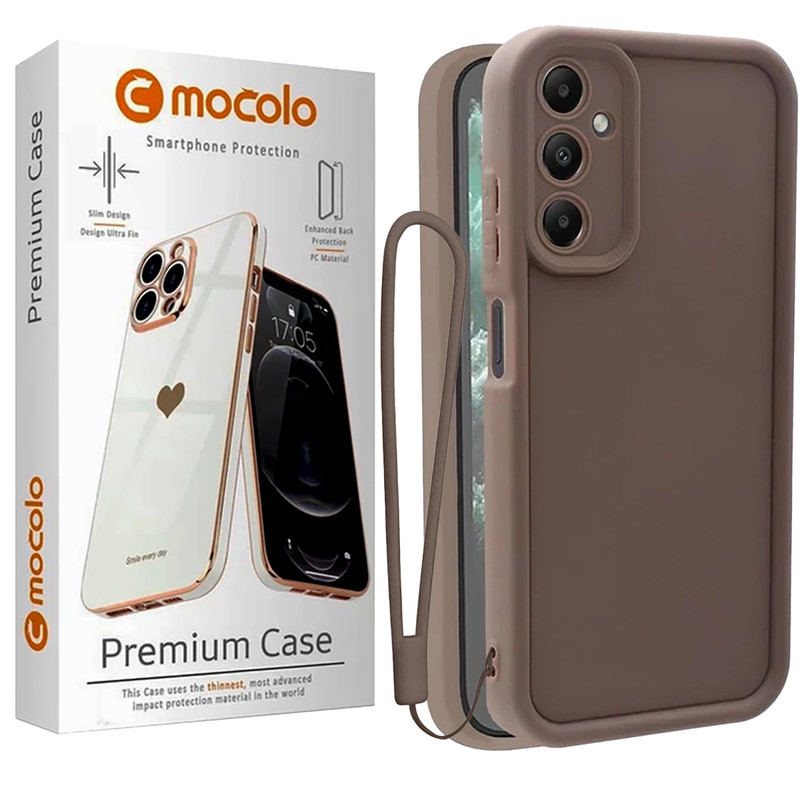 کاور موکولو مدل Silicone Puffer Strap مناسب برای گوشی موبایل سامسونگ Galaxy A16 5G / A16 4G به همراه بند آویز